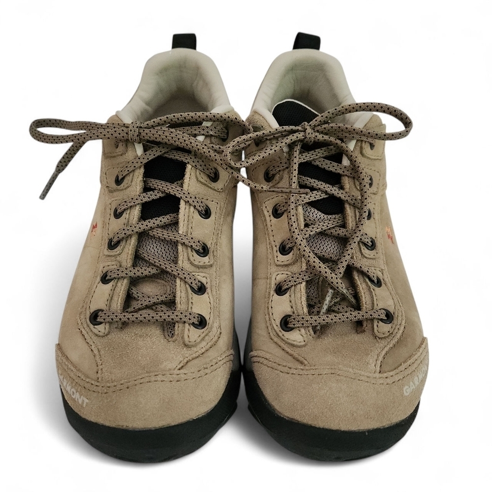 Garmont Women’s Hiking SGARMONT Beige Suede Hiking Trail Ouhoes Size 7 Tan Trail